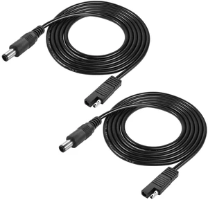 2 Pcs SAE to DC7450 Power Cable DC24V 16AWG SAE Male Plug to DC7.4mmx5.0mm Male Plug Quick Connection Disconnect Extension Cable for Cars,Motorcycles, Batteries,etc(78.7Inch) 2 Pcs SAE to DC7450 Power Cable DC24V 16AWG SAE Male Plug to DC7.4mmx5.0mm Male Plug Quick Connection Disconnect Extension Cable for Cars,Motorcycles, Batteries,etc(78.7Inch)