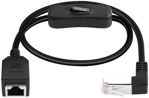 Ethernet Extension Cable 90 Degree Angled RJ45 Male to Female Network Cable,CAT5 Ethernet Male to Female Connector Cable with Switch,for PC, Router,Laptop (0.6/Angled Down) Ethernet Extension Cable 90 Degree Angled RJ45 Male to Female Network Cable,CAT5 Ethernet Male to Female Connector Cable with Switch,for PC, Router,Laptop (0.6/Angled Down)