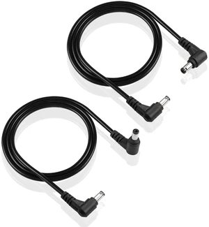DC5521 Power Extension Cable 18AWG 5.5mm x 2.1mm DC 90 Degree Male to Male Plug Power Adapter Cable for CCTV Security Camera LED Strip Light Etc(2 PCS)(1m) DC5521 Power Extension Cable 18AWG 5.5mm x 2.1mm DC 90 Degree Male to Male Plug Power Adapter Cable for CCTV Security Camera LED Strip Light Etc(2 PCS)(1m)