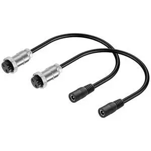 DC5.5MM x 2.1MM to GX20 Aviation Plug Power Cable DC5521 Female to GX-20 Two Pin Aviation Female Plug Power Cable for Camera, DC Light Tube, etc(10.39 Inch DC5.5MM x 2.1MM to GX20 Aviation Plug Power Cable DC5521 Female to GX-20 Two Pin Aviation Female Plug Power Cable for Camera, DC Light Tube, etc(10.39 Inch