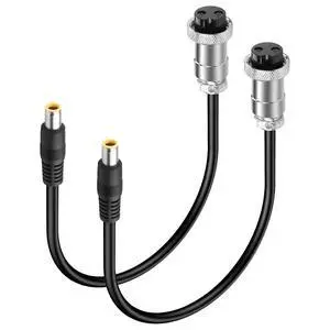 GX20 Aviation Plug to DC7909 Power Cable 16AWG GX-20 Two Pin Aviation Female Plug to DC7.9MM x 0.9MM Male Plug Power Cable for Portable Charging Stations,Mechanical Equipment,etc (Male) GX20 Aviation Plug to DC7909 Power Cable 16AWG GX-20 Two Pin Aviation Female Plug to DC7.9MM x 0.9MM Male Plug Power Cable for Portable Charging Stations,Mechanical Equipment,etc (Male)