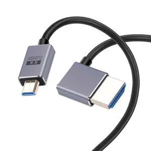 90 Degree Right Angle 8K HDMI Male to Micro HDMI Male 2.5 Extended Cable Supports 8k@60Hz,1080p,with Digital Cameras,Camcorders,Tablets (Micro HDMI Male Right to HDMI Male) 90 Degree Right Angle 8K HDMI Male to Micro HDMI Male 2.5 Extended Cable Supports 8k@60Hz,1080p,with Digital Cameras,Camcorders,Tablets (Micro HDMI Male Right to HDMI Male)
