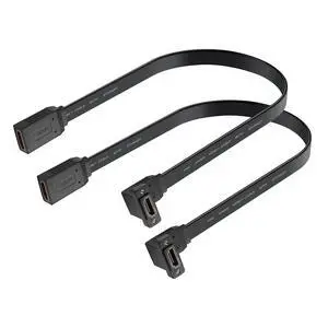 HDMI Extension Cable 4K 60Hz HDMI Extender Cord High Speed 90-Degree Angle HDMI Female to Female Extension Wire (F/F) HDMI Extension Cable 4K 60Hz HDMI Extender Cord High Speed 90-Degree Angle HDMI Female to Female Extension Wire (F/F)