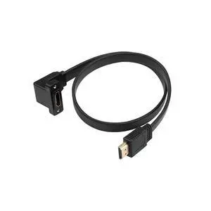 HDMI Extension Cable4K@60Hz HDMI Male to Female Adapter Cable 1.6FT Standard HDMI 2.0 Adapter Connector Cable.for Laptops,TVs,Monitors, Projectors, Etc. (Male to Down Angle Female) HDMI Extension Cable4K@60Hz HDMI Male to Female Adapter Cable 1.6FT Standard HDMI 2.0 Adapter Connector Cable.for Laptops,TVs,Monitors, Projectors, Etc. (Male to Down Angle Female)