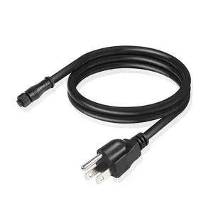 Outdoor Extension Cord M12 Waterproof Famale Connector to 3 Prong Extension Cable,18AWG,SJTW Heavy Duty Power Cord for Indoor Outdoor, Landscaping, Christmas Trees and Lighting Outdoor Extension Cord M12 Waterproof Famale Connector to 3 Prong Extension Cable,18AWG,SJTW Heavy Duty Power Cord for Indoor Outdoor, Landscaping, Christmas Trees and Lighting