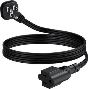 Flat Plug 3Ft Short Extension Cord, 90-Degree Plug Low Profile Power Adapter, 3-Prong Indoor Grounded Small Extension Cord Black 16AWG 13A 1625W 1 Pack Flat Plug 3Ft Short Extension Cord, 90-Degree Plug Low Profile Power Adapter, 3-Prong Indoor Grounded Small Extension Cord Black 16AWG 13A 1625W 1 Pack