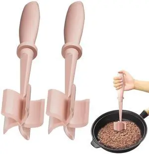 2Pack Meat Chopper Hamburger Masher Ground Beef Smasher Utensil Mix Tool 2Pack Meat Chopper Hamburger Masher Ground Beef Smasher Utensil Mix Tool