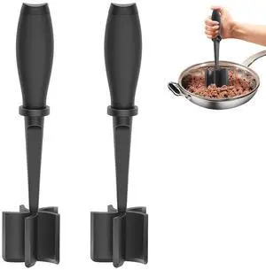 2Pack Meat Chopper Hamburger Masher Ground Beef Smasher Utensil Mix Tool 2Pack Meat Chopper Hamburger Masher Ground Beef Smasher Utensil Mix Tool