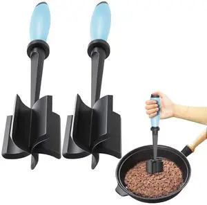 2Pack Meat Chopper Hamburger Masher Ground Beef Smasher Utensil Mix Tool 2Pack Meat Chopper Hamburger Masher Ground Beef Smasher Utensil Mix Tool