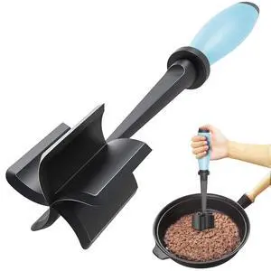 Upgrade Meat Chopper Hamburger Masher Ground Beef Smasher Utensil Mix Tool Upgrade Meat Chopper Hamburger Masher Ground Beef Smasher Utensil Mix Tool