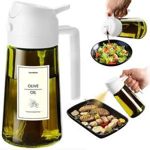 - Original 16oz/470ml Olive Oil Dispenser Bottle for Kitchen Gadgets and Air Fryer Accessories - Olive Oil Sprayer for Cooking w/Stickers - White - Original 16oz/470ml Olive Oil Dispenser Bottle for Kitchen Gadgets and Air Fryer Accessories - Olive Oil Sprayer for Cooking w/Stickers - White