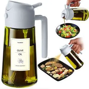 - Original 16oz/470ml Olive Oil Dispenser Bottle for Kitchen Gadgets and Air Fryer Accessories - Olive Oil Sprayer for Cooking w/Stickers - Ash - Original 16oz/470ml Olive Oil Dispenser Bottle for Kitchen Gadgets and Air Fryer Accessories - Olive Oil Sprayer for Cooking w/Stickers - Ash
