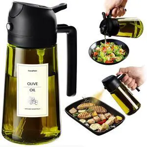 - Original 16oz/470ml Olive Oil Dispenser Bottle for Kitchen Gadgets and Air Fryer Accessories - Olive Oil Sprayer for Cooking w/Stickers - Black - Original 16oz/470ml Olive Oil Dispenser Bottle for Kitchen Gadgets and Air Fryer Accessories - Olive Oil Sprayer for Cooking w/Stickers - Black