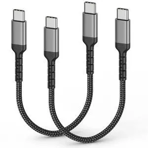 1ft USB-C to USB-C Cable Short Type C to Type C Fast Charging Cable Compatible with Apple iPhone 16/15 Pro/Max Samsung Galaxy Google, Short USBC to USBC Cord 12 Inch 1ft USB-C to USB-C Cable Short Type C to Type C Fast Charging Cable Compatible with Apple iPhone 16/15 Pro/Max Samsung Galaxy Google, Short USBC to USBC Cord 12 Inch