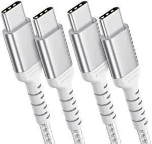 3ft USB-C to USB-C Cable for iPhone 16/15 Pro/Max, Braided USB Type C to Type C Fast Charging Cable Compatible with Samsung Galaxy Google Pixel, USBC to USBC Cable 1m 3ft USB-C to USB-C Cable for iPhone 16/15 Pro/Max, Braided USB Type C to Type C Fast Charging Cable Compatible with Samsung Galaxy Google Pixel, USBC to USBC Cable 1m