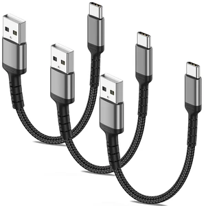 6 inch USB-C Charging Cable Short 3 Pack Braided USB A to USB C Cord Fast Charging Type C Cable for Charging Station Compatible with Galaxy S22 Ultra Note 20 A21 V30 V40 Pixel 6 6 inch USB-C Charging Cable Short 3 Pack Braided USB A to USB C Cord Fast Charging Type C Cable for Charging Station Compatible with Galaxy S22 Ultra Note 20 A21 V30 V40 Pixel 6