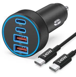 iPhone 17 16 15 Car Charger Fast Charging, 90W 4Port USB C Fast Car Charger iPhone 17 16 15 Car Charger Fast Charging, 90W 4Port USB C Fast Car Charger