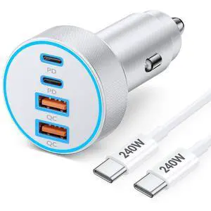 iPhone 17 16 15 Car Charger Fast Charging, 90W 4Port USB C Fast Car Charger iPhone 17 16 15 Car Charger Fast Charging, 90W 4Port USB C Fast Car Charger