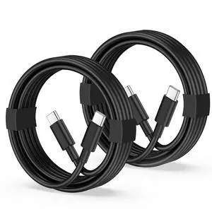 USB C to USB C Cable, 2Pack 60W Fast Charging for iPhone 17 16 Charger Cord USB C to USB C Cable, 2Pack 60W Fast Charging for iPhone 17 16 Charger Cord
