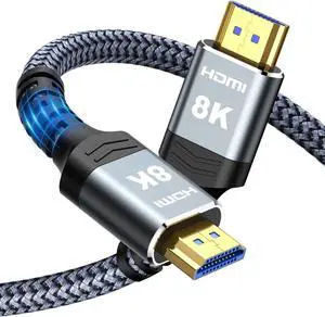 Long 8K Fiber Optic HDMI Cable 50 FT, 2.1 Unidirectional 48Gbps Long 8K Fiber Optic HDMI Cable 50 FT, 2.1 Unidirectional 48Gbps