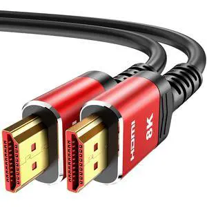 8K HDMI Cable 6.6FT, 2.1 High Speed 48Gbps HDMI Braided Cord-Supports (8K 60Hz HDR,Video 4K 2160p 1080p 3D HDCP 2.2 ARC-Compatible with Ethernet 4K Projector Game Monitor ect 8K HDMI Cable 6.6FT, 2.1 High Speed 48Gbps HDMI Braided Cord-Supports (8K 60Hz HDR,Video 4K 2160p 1080p 3D HDCP 2.2 ARC-Compatible with Ethernet 4K Projector Game Monitor ect