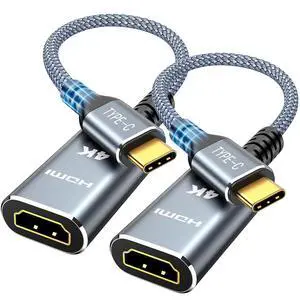 USB C to HDMI Adapter 2 Pack for Home Office (4K@60Hz) for Laptop USB C to HDMI Adapter 2 Pack for Home Office (4K@60Hz) for Laptop