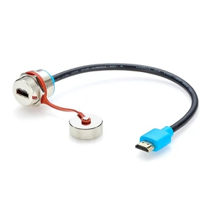 Waterproof HDMI 1.4 Male to Female Panel Mount Extension Cable (0.3M/1FT) Waterproof HDMI 1.4 Male to Female Panel Mount Extension Cable (0.3M/1FT)