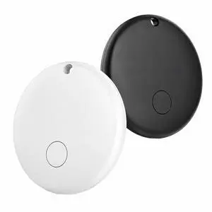 Bluetooth Tracker Tag - Smart Item Finder with iOS & Android Compatibility, Anti-Lost Locator for Keys, Wallets, Pets & Luggage, Round Design with App Control (2-Pack, Black & White) Bluetooth Tracker Tag - Smart Item Finder with iOS & Android Compatibility, Anti-Lost Locator for Keys, Wallets, Pets & Luggage, Round Design with App Control (2-Pack, Black & White)