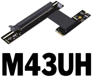 Gadget WISDUM ADT-LINK M.2 NVMe Key M to PCI Express 4.0 x16 Extender Adapter Cable Support M.2 NVMe SSD for GPU Graphics Video Cards with Sata Power Cable 64G/BPS (35cm,M43UH ) 5cm Gadget WISDUM ADT-LINK M.2 NVMe Key M to PCI Express 4.0 x16 Extender Adapter Cable Support M.2 NVMe SSD for GPU Graphics Video Cards with Sata Power Cable 64G/BPS (35cm,M43UH ) 5cm