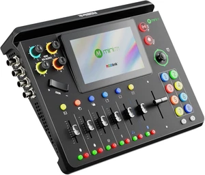 mini-mx SDI Video Mixer Switcher for Live Streaming,W/ NDI & Faders
4×4K HDMI/SDI,NDI/UVC, Dual XLR , 5.5" Touchscreen, PTZ Control, Multi Camera Video Switcher for Church,Sutdio, Events mini-mx SDI Video Mixer Switcher for Live Streaming,W/ NDI & Faders
4×4K HDMI/SDI,NDI/UVC, Dual XLR , 5.5" Touchscreen, PTZ Control, Multi Camera Video Switcher for Church,Sutdio, Events