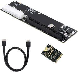 PCI-E 3.0 M.2 M-Key to Oculink SFF-8612 SFF-8611 Host Adapter for GPD Win Max2 External Graphics Card & SSD