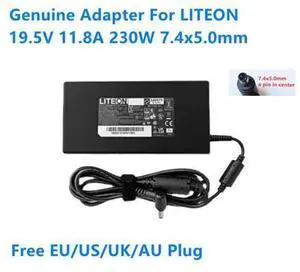 19.5V 11.8A 230W LITEON PA-1231-16 Power Supply AC Adapter For Laptop Charger 19.5V 11.8A 230W LITEON PA-1231-16 Power Supply AC Adapter For Laptop Charger