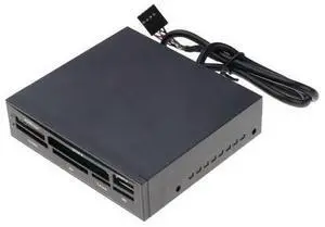 All In 1 Internal Card Reader USB 2.0 3.5" Floopy Bay Front Panel Card Reader USB Flash Memory Card Reader All In 1 Internal Card Reader USB 2.0 3.5" Floopy Bay Front Panel Card Reader USB Flash Memory Card Reader
