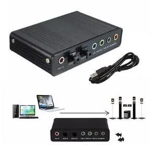 New USB Sound Card Channel 7.1 Audio Sound Card External Optical Adapter Optical Controller for PC Laptop Audio Adapter New USB Sound Card Channel 7.1 Audio Sound Card External Optical Adapter Optical Controller for PC Laptop Audio Adapter