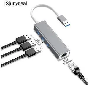 4 in 1 Multi USB Hub 3 0 For Laptop PC Computer Accessories Adaptador USB Port Splitter To RJ45 USB 3.0 Hub Adapter Charger 4 in 1 Multi USB Hub 3 0 For Laptop PC Computer Accessories Adaptador USB Port Splitter To RJ45 USB 3.0 Hub Adapter Charger
