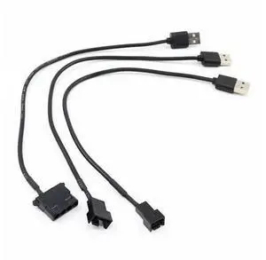32CM USB to 3/4Pin IDE 4PIn Female CPU Fan cable 3/4 pin To Usb Adapter Fan Power Cable Conversion line Connector 5V 32CM USB to 3/4Pin IDE 4PIn Female CPU Fan cable 3/4 pin To Usb Adapter Fan Power Cable Conversion line Connector 5V