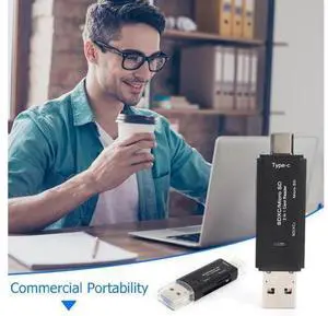 Card Reader 3 USB 3.0 3 in 1 OTG Memory Card Reader USB Type-C High-speed for TF/Mirco Flash Drive Adapter for Smartphone Card Reader 3 USB 3.0 3 in 1 OTG Memory Card Reader USB Type-C High-speed for TF/Mirco Flash Drive Adapter for Smartphone