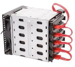 Drive SATA Power Cable 4Pin IDE Molex to 5 x SATA Adapter Splitter Cable 18AWG Red for HDD SSD Cage PC Server DIY Drive SATA Power Cable 4Pin IDE Molex to 5 x SATA Adapter Splitter Cable 18AWG Red for HDD SSD Cage PC Server DIY