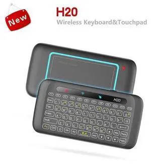 H20 Mini Wireless Keyboard Backlight Touchpad Air mouse IR Leaning Remote control For Andorid BOX Smart TV Windows H20 Mini Wireless Keyboard Backlight Touchpad Air mouse IR Leaning Remote control For Andorid BOX Smart TV Windows