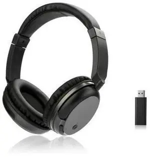 Wireless Headset For TV PC Computer MP3 TV Rechargeable Over-Ear Headset Support FM Function With USB Transmitter Wireless Headset For TV PC Computer MP3 TV Rechargeable Over-Ear Headset Support FM Function With USB Transmitter