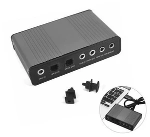 Audio Adapter 6 Channel 5.1 External Sound Card Suit 3.5mm Headphone Stereo Microphone Line Spdiffer For Computer Laptop Audio Adapter 6 Channel 5.1 External Sound Card Suit 3.5mm Headphone Stereo Microphone Line Spdiffer For Computer Laptop