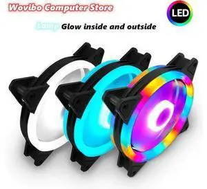 120mm Case fan Computer Cooling Cooler fans 3pin Colorful RGB LED Fan Radiator Heatsink for Computer Diy Fluid Bearing Rgb Fan 120mm Case fan Computer Cooling Cooler fans 3pin Colorful RGB LED Fan Radiator Heatsink for Computer Diy Fluid Bearing Rgb Fan