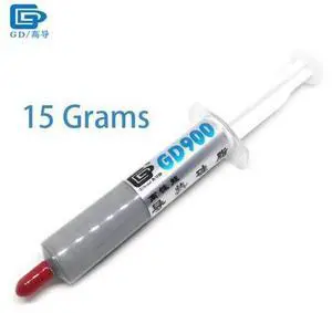 900 Thermal Conductive Grease Paste Silicone Plaster Heatsink Compound Net Weight 15 Grams High Performance Gray SY15 900 Thermal Conductive Grease Paste Silicone Plaster Heatsink Compound Net Weight 15 Grams High Performance Gray SY15