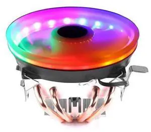 3Pin 4 heatpipe PC Cooling Fan RGB LED CPU cooler heatsink for LGA/775/115X/1366/AM4/AM3/AM2+/AM2/2011 3Pin 4 heatpipe PC Cooling Fan RGB LED CPU cooler heatsink for LGA/775/115X/1366/AM4/AM3/AM2+/AM2/2011