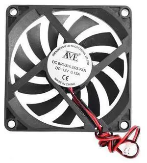 Quality 12V 2-Pin 80x80x10mm PC Computer CPU System Heatsink Brushless Cooling Fan 8010 Quality 12V 2-Pin 80x80x10mm PC Computer CPU System Heatsink Brushless Cooling Fan 8010
