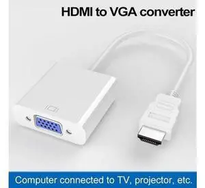 to VGA Converter Adapter Male to Female to VGA Cable Digital to Analog 1080P Video Converter for HDTV PC Laptop to VGA Converter Adapter Male to Female to VGA Cable Digital to Analog 1080P Video Converter for HDTV PC Laptop