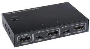 For KVM Switch USB 2.0 Switch Selector 2 Port PCs Sharing 4 Devices USB 2.0 For Keyboard Mouse Scanner Printer Kvm Switch Hub For KVM Switch USB 2.0 Switch Selector 2 Port PCs Sharing 4 Devices USB 2.0 For Keyboard Mouse Scanner Printer Kvm Switch Hub