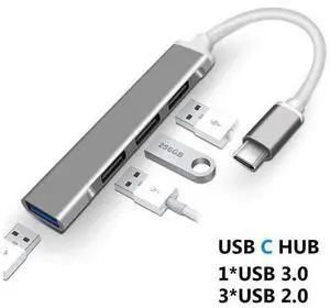 4 Port Aluminum Alloy USB Type-C HUB USB 3.0 HUB USB Expander Splitter Docking Station OTG Adapter For MacBooK Pro 13 15 4 Port Aluminum Alloy USB Type-C HUB USB 3.0 HUB USB Expander Splitter Docking Station OTG Adapter For MacBooK Pro 13 15