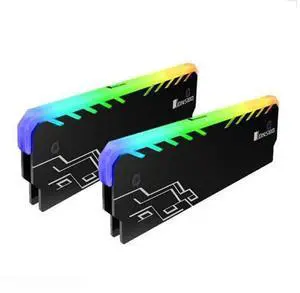 2Pcs Memory RAM RGB Cooler Heat Sink Cooling Vest Fin Radiation Dissipate For DIY PC Game Overclocking MOD DDR DDR3 DDR4 2Pcs Memory RAM RGB Cooler Heat Sink Cooling Vest Fin Radiation Dissipate For DIY PC Game Overclocking MOD DDR DDR3 DDR4