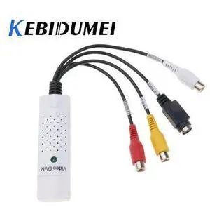 New USB Video Capture Device USB 2.0 Easy to Cap Video TV DVD VHS DVR Audio Video Capture Card for Win7/8/10/XP/Vista New USB Video Capture Device USB 2.0 Easy to Cap Video TV DVD VHS DVR Audio Video Capture Card for Win7/8/10/XP/Vista